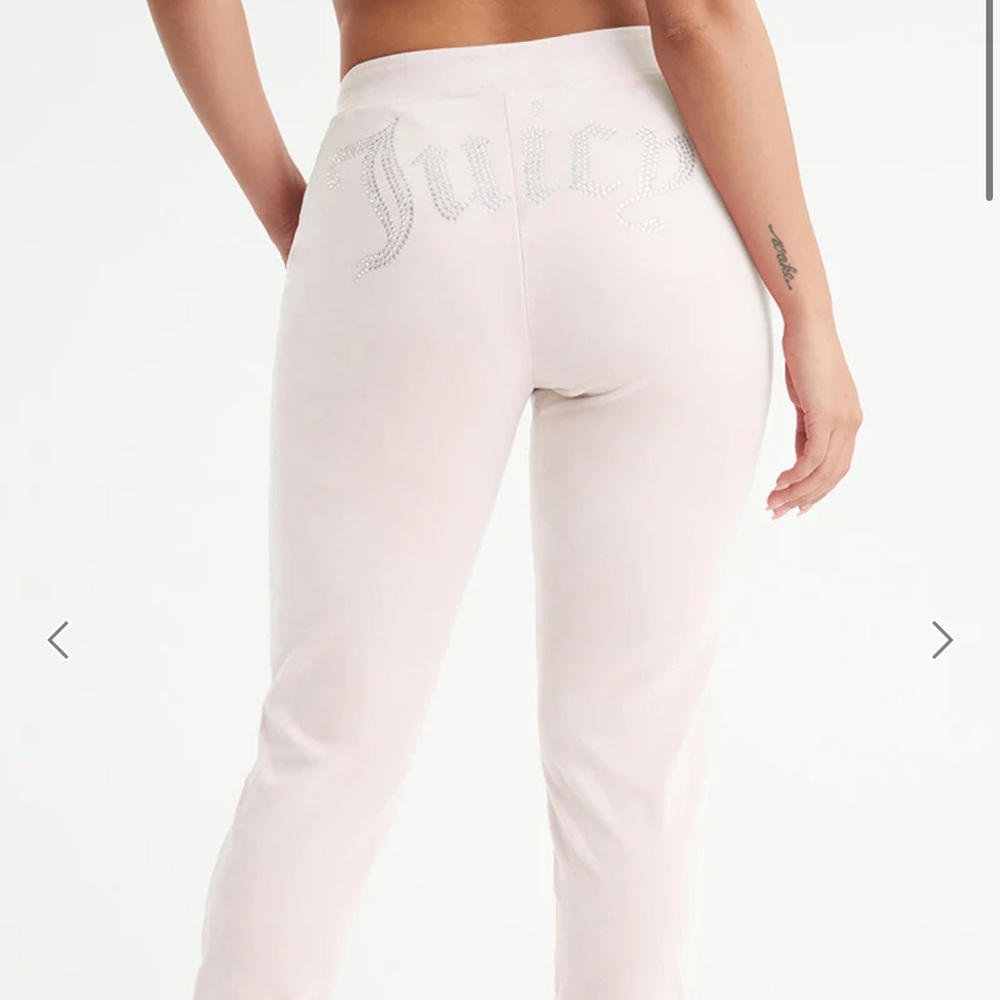 Juicy Couture BIG BLING VELOUR JOGGERS